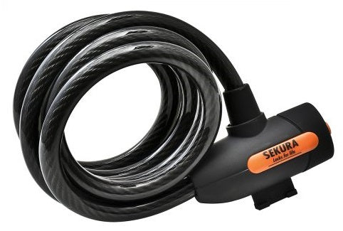 Sekura Sekura KB 202 Bloqueo de cable 10 mmx185 cm con soporte