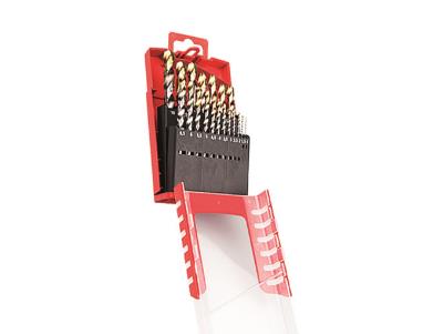 Juego de brocas para buhardilla 1-10mm a002 19 piezas