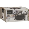 Eccellente piatto casalingo in acciaio inossidabile ø16xh8cm nero