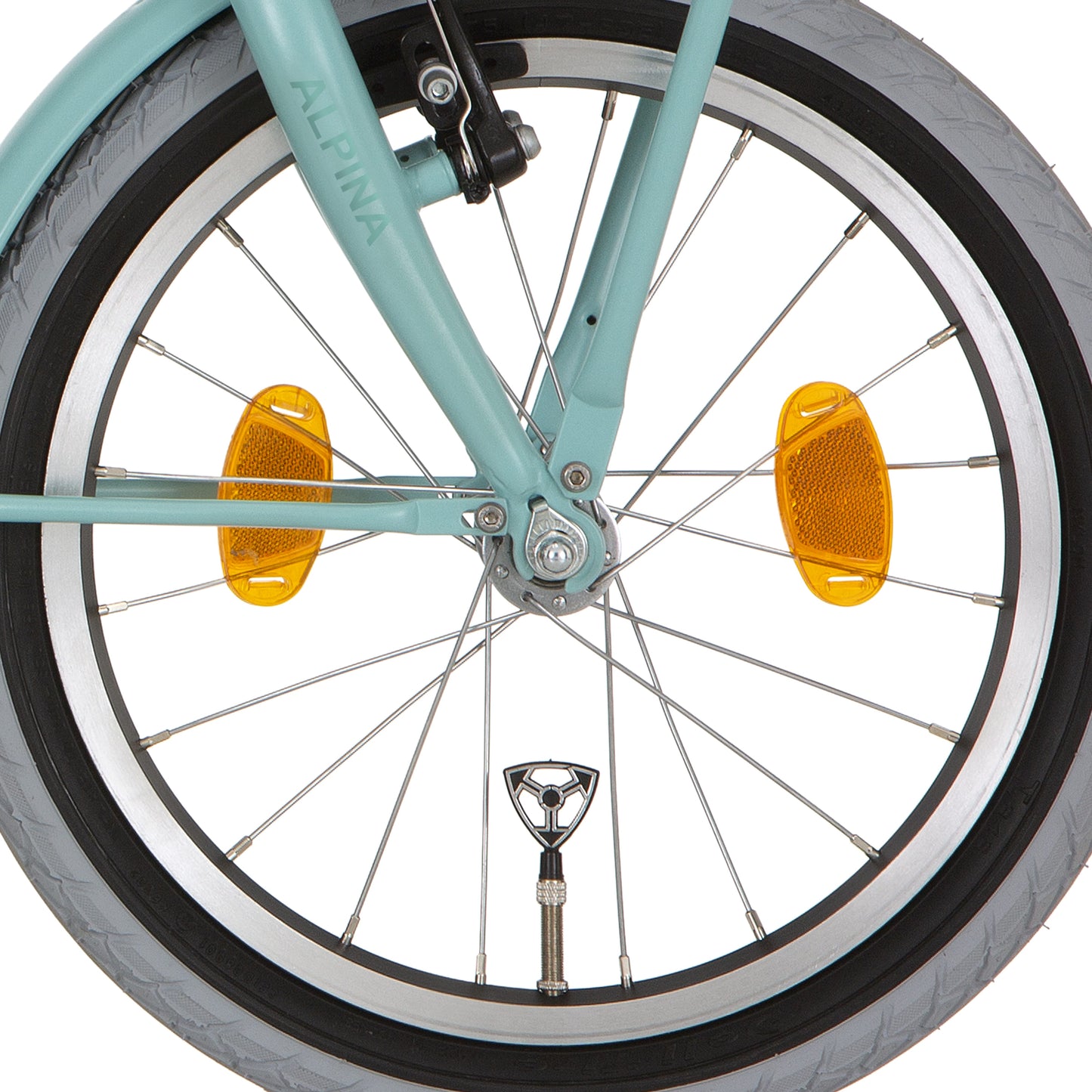 Alpina Voorwiel 16 HLQ-10A-1 Black Zinc Spk