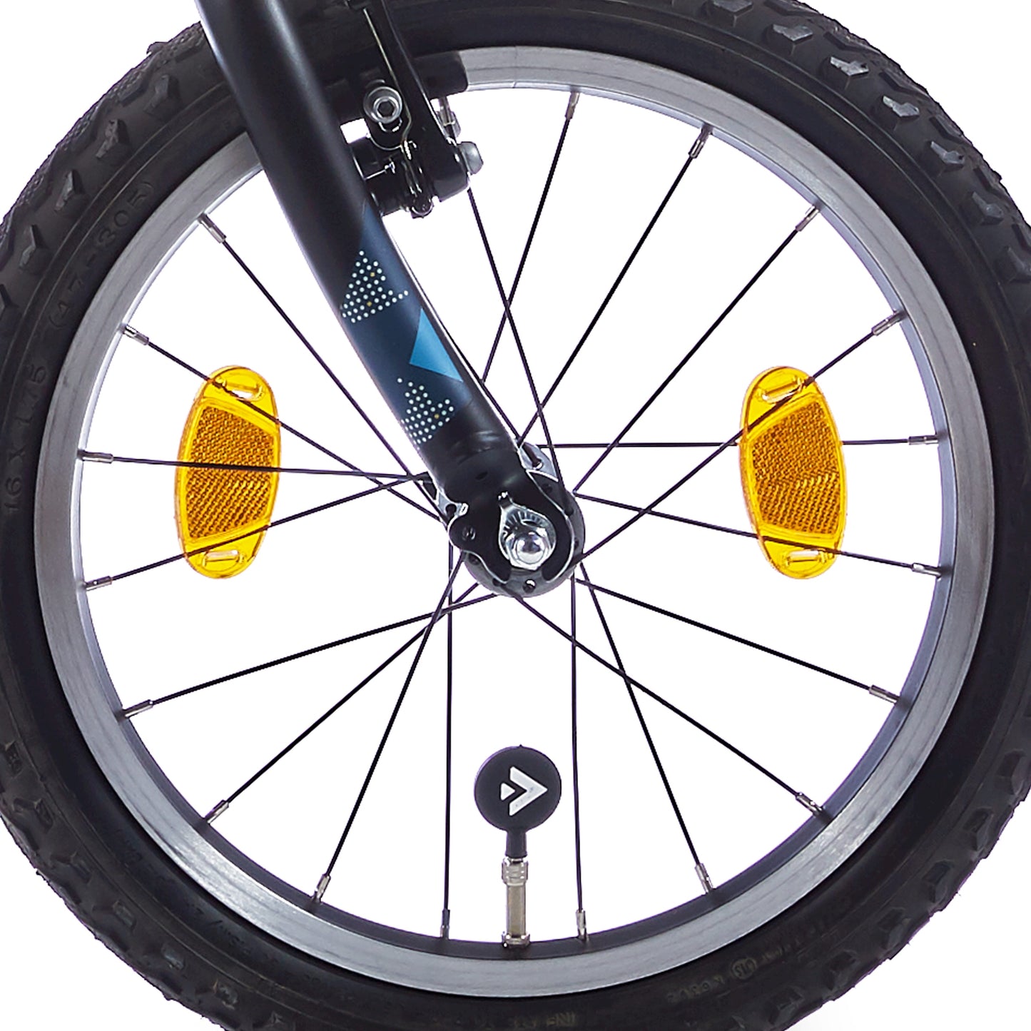 Rueda delantera Alpina 18 HLQ-10A-1 Negro SW SPK