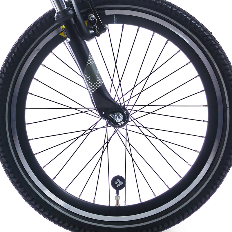 Rueda delantera Alpina 22 HLQC Trail Black SW Spk