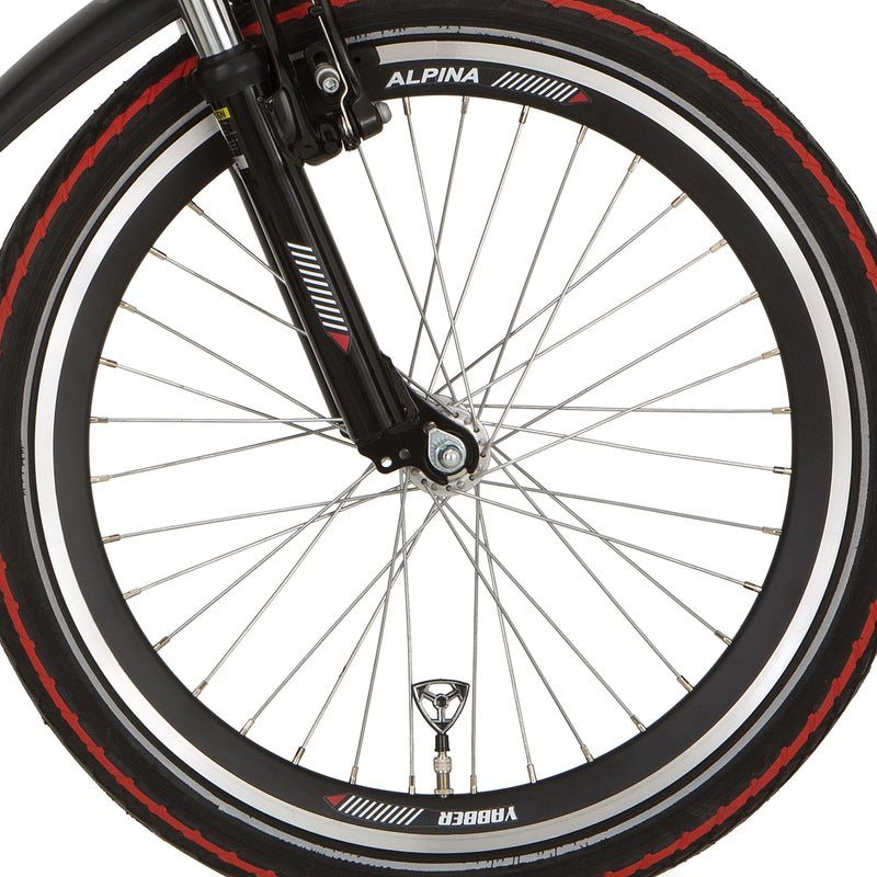 Ruota anteriore ALPINA 22 HLQC YABBER BLACK ZINC SPK