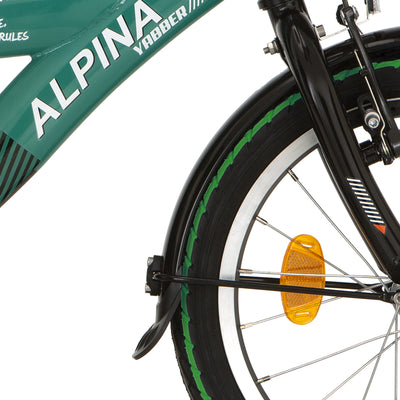 Alpina Fender Set + Rod 16 Yabber Black Matt
