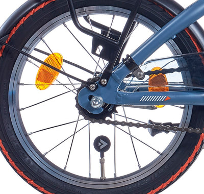 Alpina Achterwiel 16 HLQ-10A-1 Negro Matt CNC Zink Spk