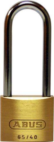 Abus padlock brass 65 40 hb63