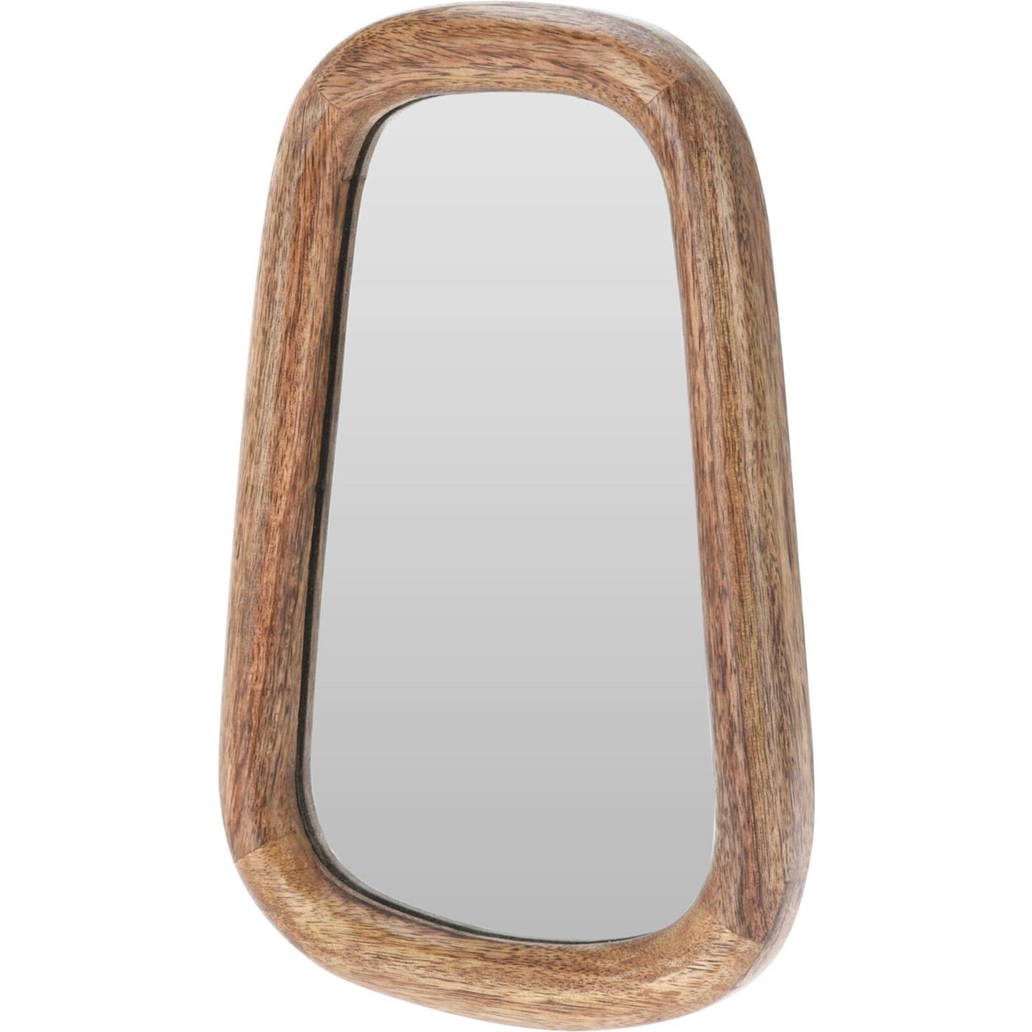 Home styling spiegel hout 25cm