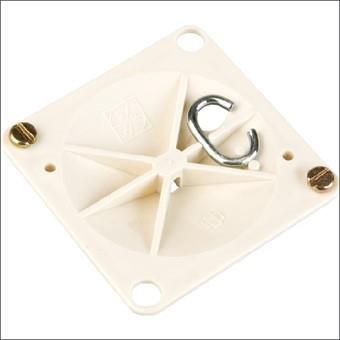 Tapa Abb para caja central cuadrada con gancho