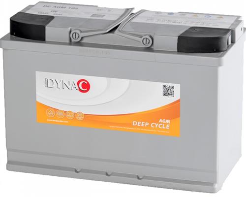 Batteria Dynac agm 12v 105ah semi trazione