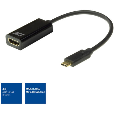 ACT Conectividad USB-C a HDMI Adaptador femenino