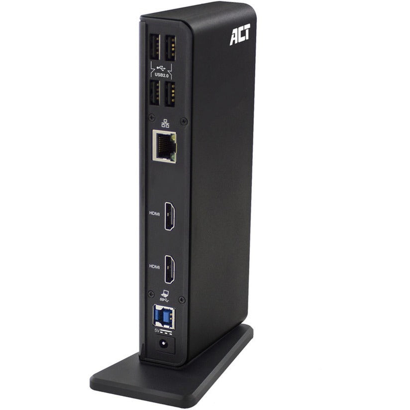Conectividad ACT USB-C o USB-A Dual Monitor Station
