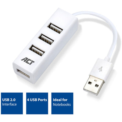 ACT Conectividad USB Hub 4 Puerto