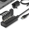 ACT Connectivity USB Hub 7 Porta con stroomadapter