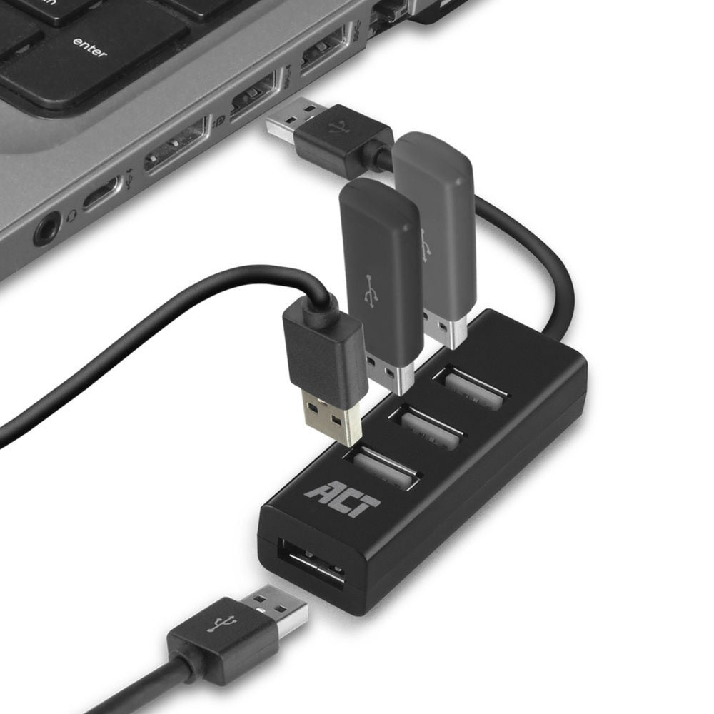 ACT Conectividad USB Hub Mini 4 Puerto
