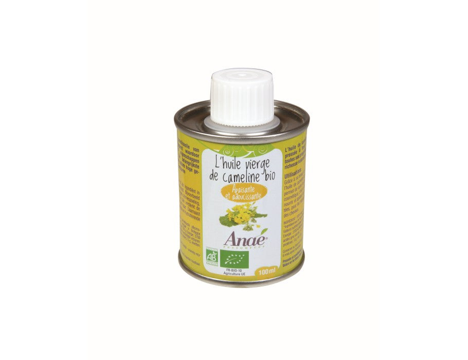Anae Camelina olio pressato a freddo organicamente 100 ml