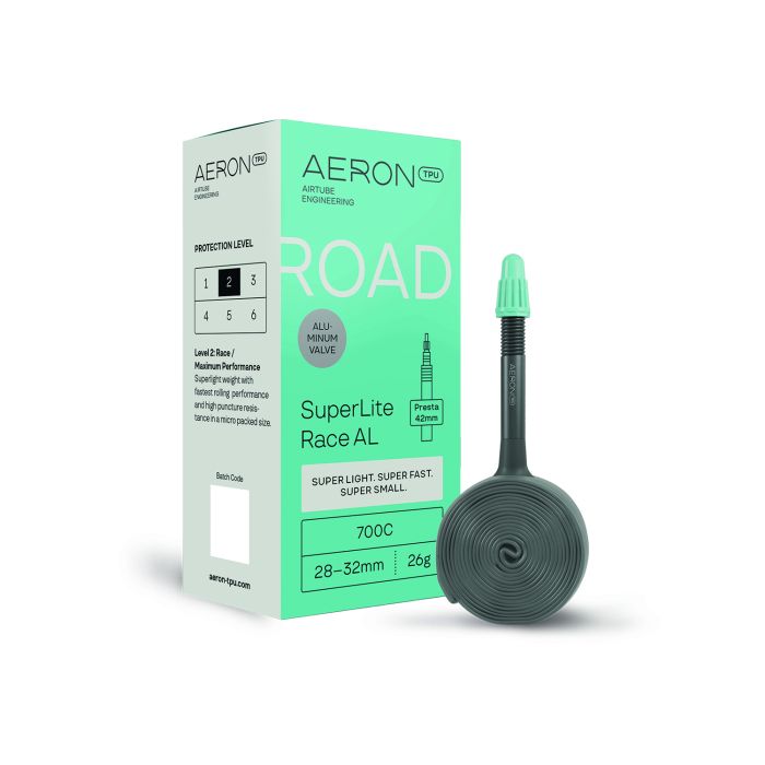 Camera d'aria Aeron Road Superlite Race al 28-32 mm tpu | sv 42 mm