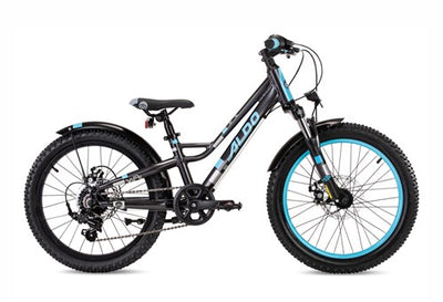 Aldo 20 pollici xride alu grigio blu 7v hub -dynamo freno a disco