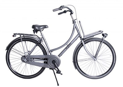 Aldo 28 inch omafiets cargo 50cm 3v grigio mat