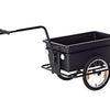 Roland Big Boy Bicycle Trailer - Acero de plástico - 90L - Negro