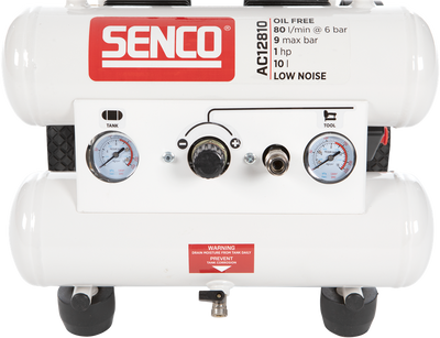 Compresor Senco sin aceite y bajo ruido AC12810