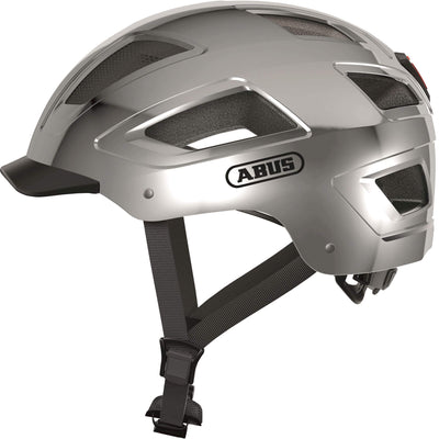 Abus casco hyban 2.0 cromo plata m 52-58cm