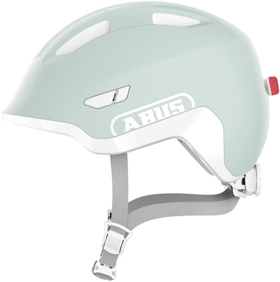Abus fietshelm smiley 3.0 ace led pure mint s - 45-50 cm - lichtgroen - geschikt voor gebruik op kinderfietsen - 230 g