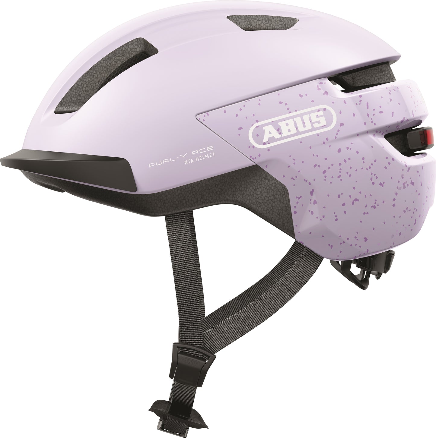Abus purl-y ace bicycle helmet light lavender