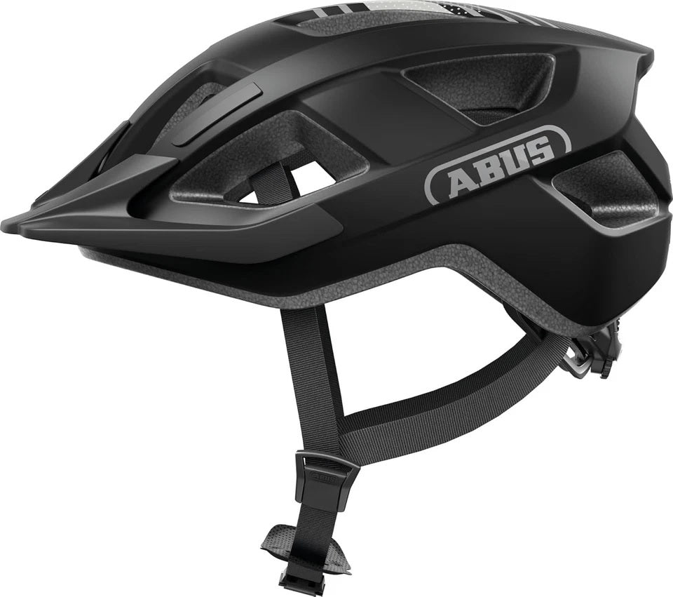 Abus helm aduro 3.0 led race black m 52-58cm