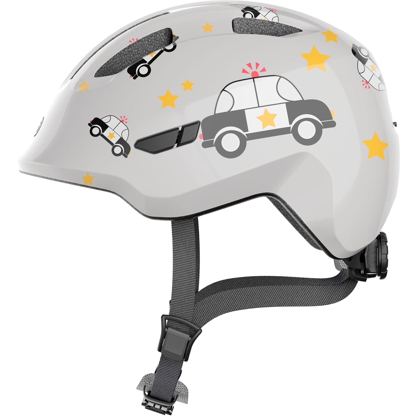 Abus Helmet Child Smiley 3.0 Grey Cars (45-50 cm)