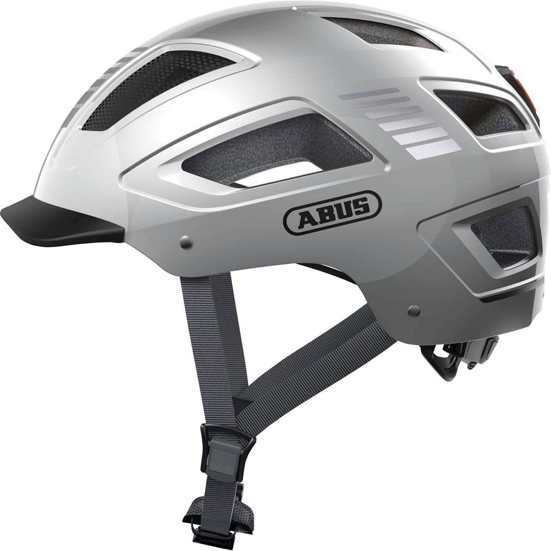 ABUS Helmet Hyban 2.0 Signal Silver L 56-61 cm