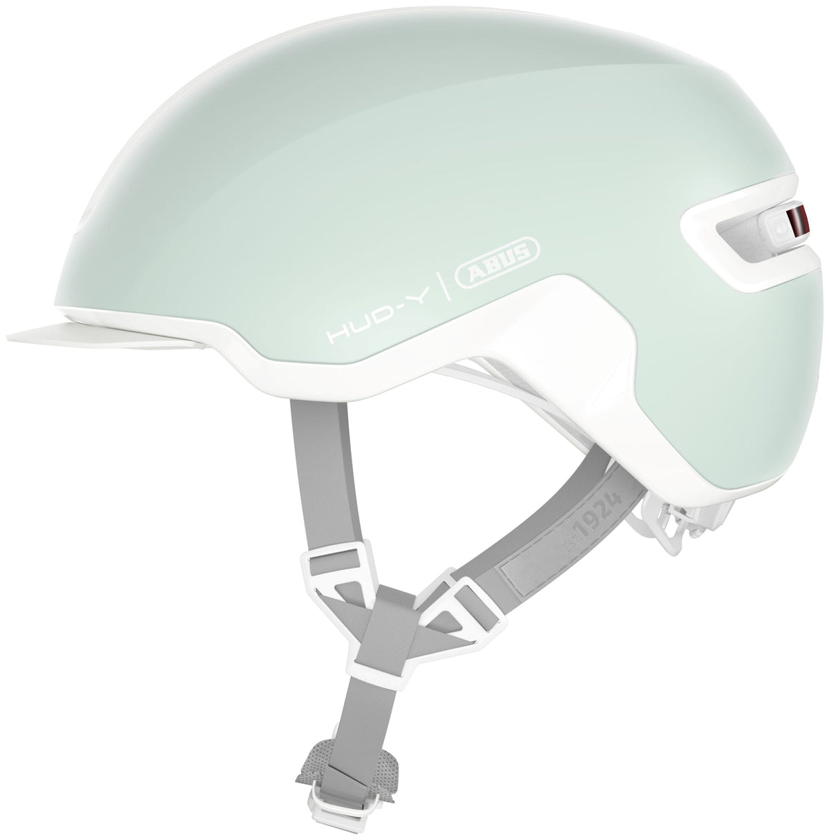 Abus fietshelm hud-y pure mint s - 51-55 cm - lichtgroen - geschikt voor gebruik op elektrische fietsen - stadsfietsen - 280 g