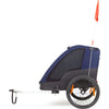 Polisport Kindertrailer met wandelkit grijs blauw