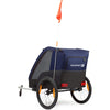 Polisport Children's Trailer con kit da trekking grigio blu