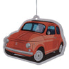 Sinaasappel - retro rood fiat 500 luchtverfrisser
