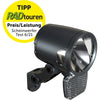 Koplamp Herrmans H-Black MR8 E 6-12 Volt - met houder - 180 lumen