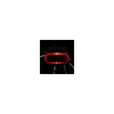 Rear light Elips XB battery LED 80 mm Red