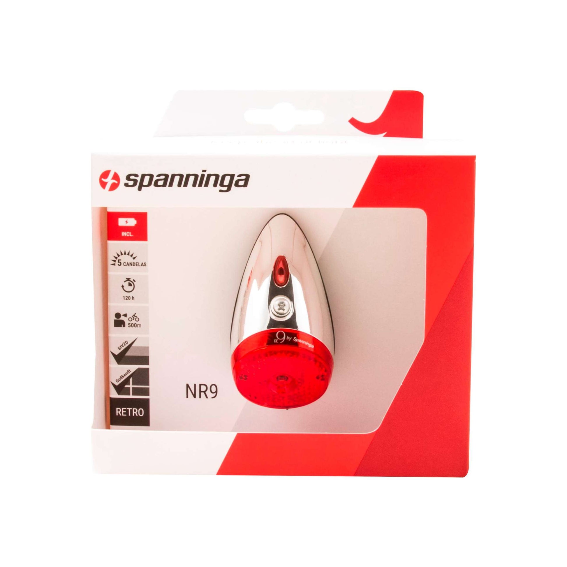 Luz trasera de Spanninga No. 9
