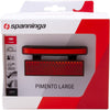 Spaninga trasera de luz trasera pimento grande xdvs dinamo 80 mm