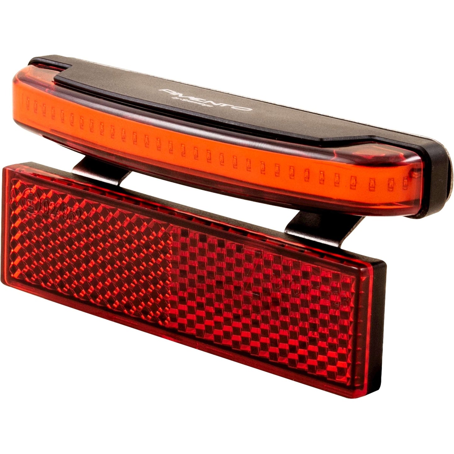 Spaninga trasera de luz trasera pimento grande xdvs dinamo 80 mm