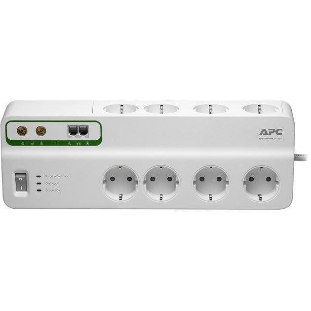 APC Socket con protección contra sobretensiones 8x (+coaxial