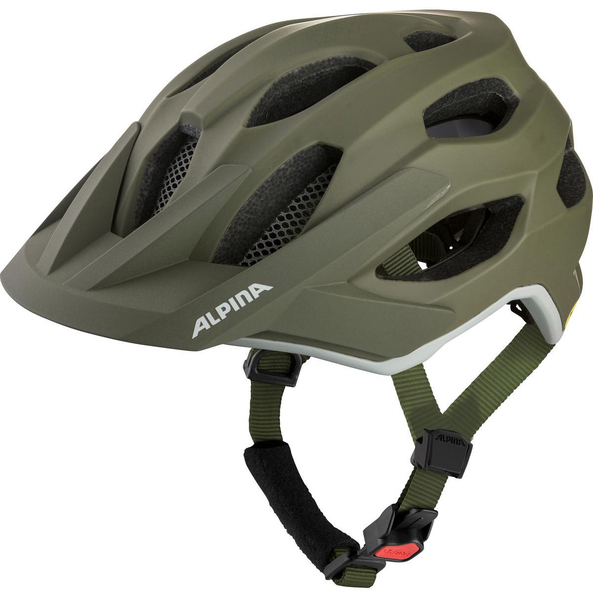 Olympic sportswear alpina sports mtb helm apax mips 52-57 mat groen