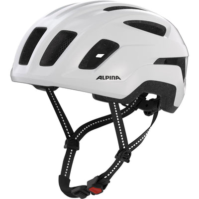 Abbigliamento sportivo olimpico alpina sports casco urbano paranus 59-61 bianco lucido