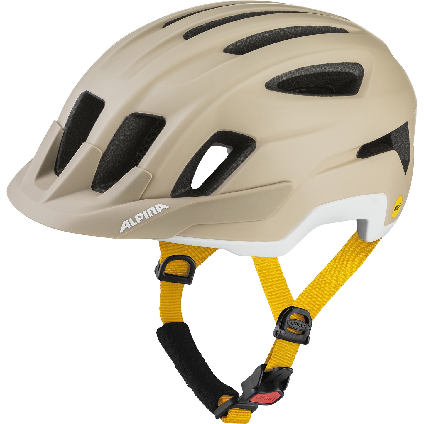 Ropa deportiva olímpica alpina sports tour casco paranus mips 55-59 beige mate