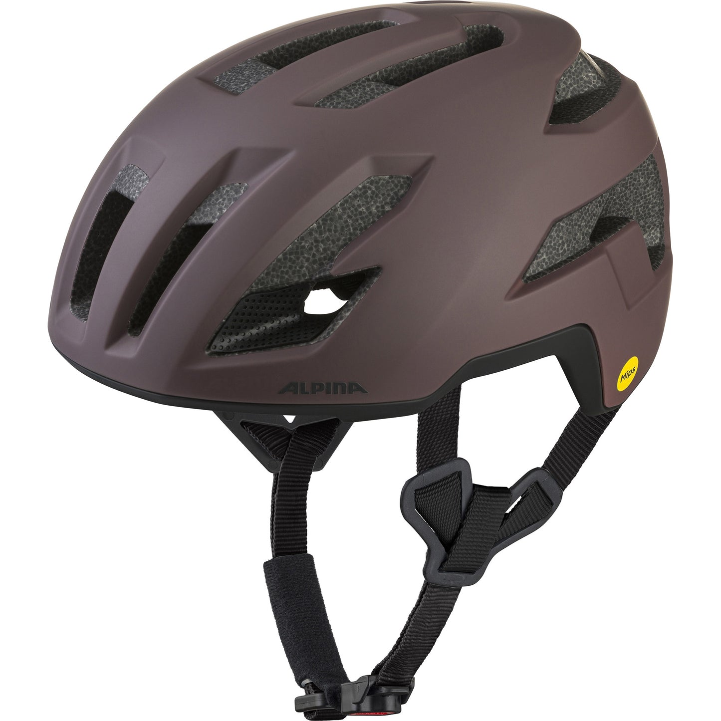 Ropa deportiva olímpica alpina sports tour casco taunus gravel mips 55-59 marrón oscuro mate