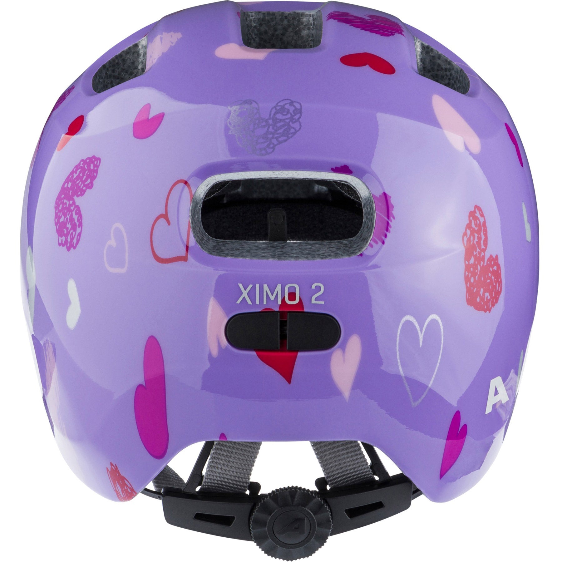 Olympic sportswear alpina sports kinderhelm ximo 2 purple hearts 49-54 glans
