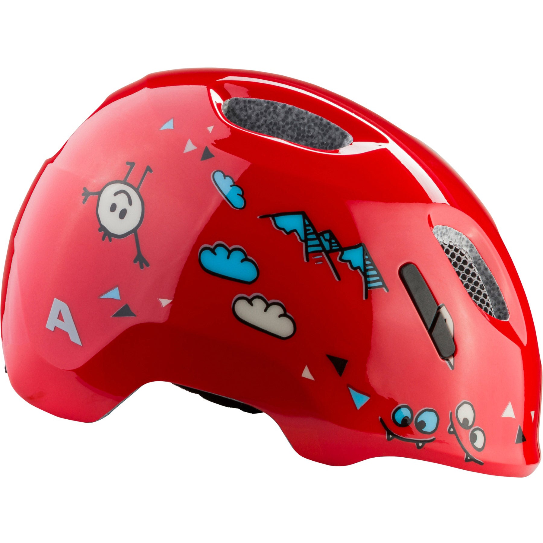 Olympic sportswear alpina sports kinderhelm ximo 2 red smile 49-54 glans