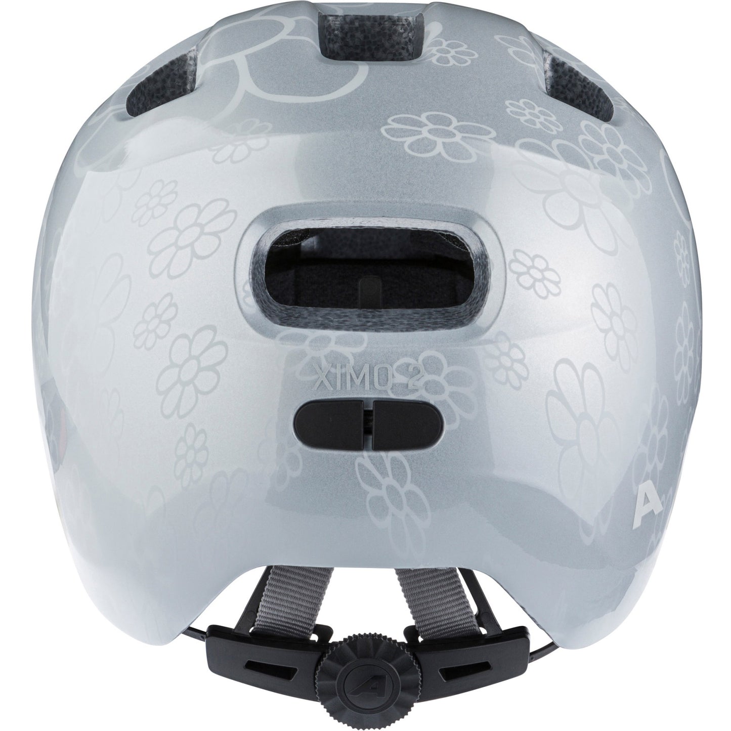 Ropa deportiva olímpica alpina sports casco infantil ximo 2 silver fower 47-51 brillo