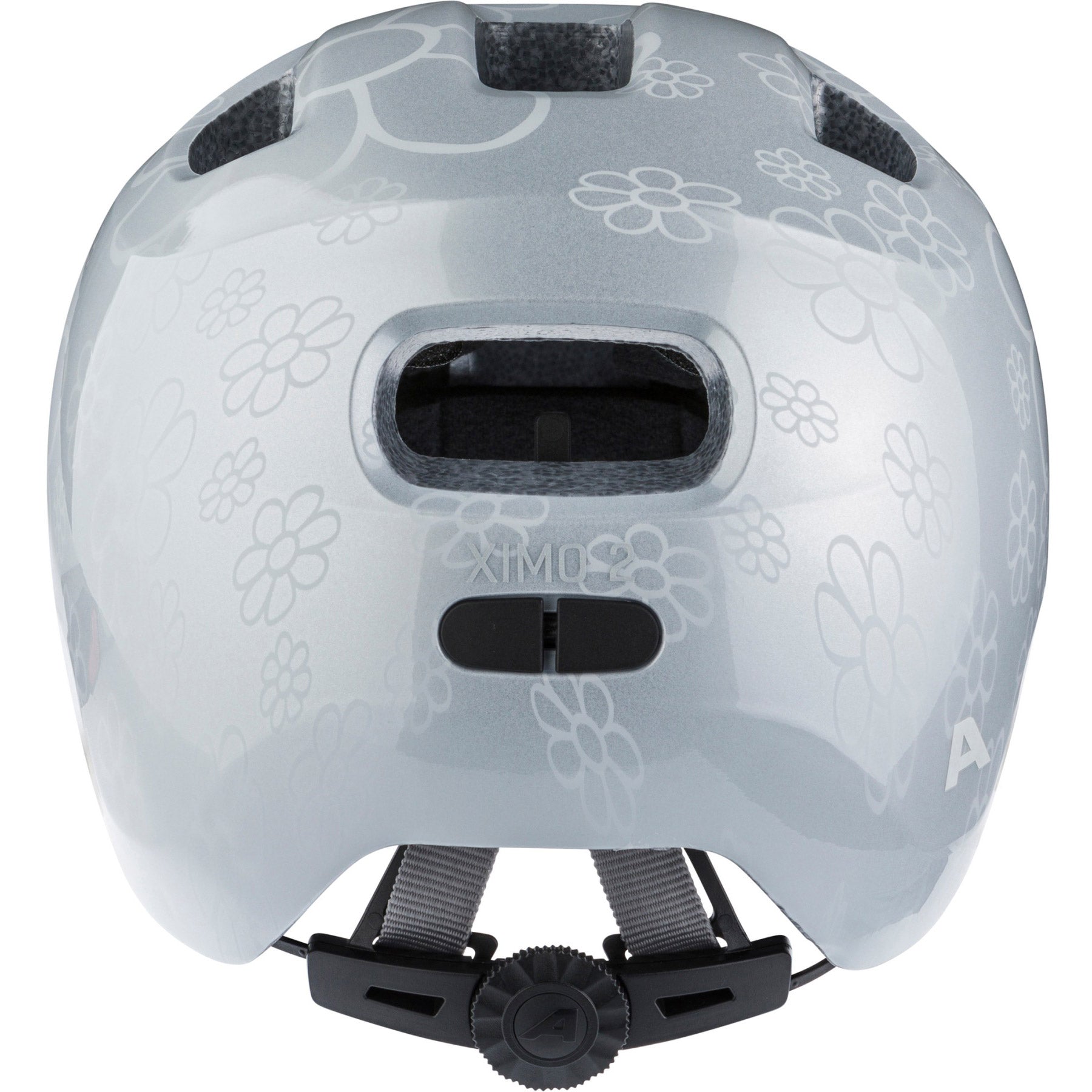 Ropa deportiva olímpica alpina sports casco infantil ximo 2 silver fower 47-51 brillo