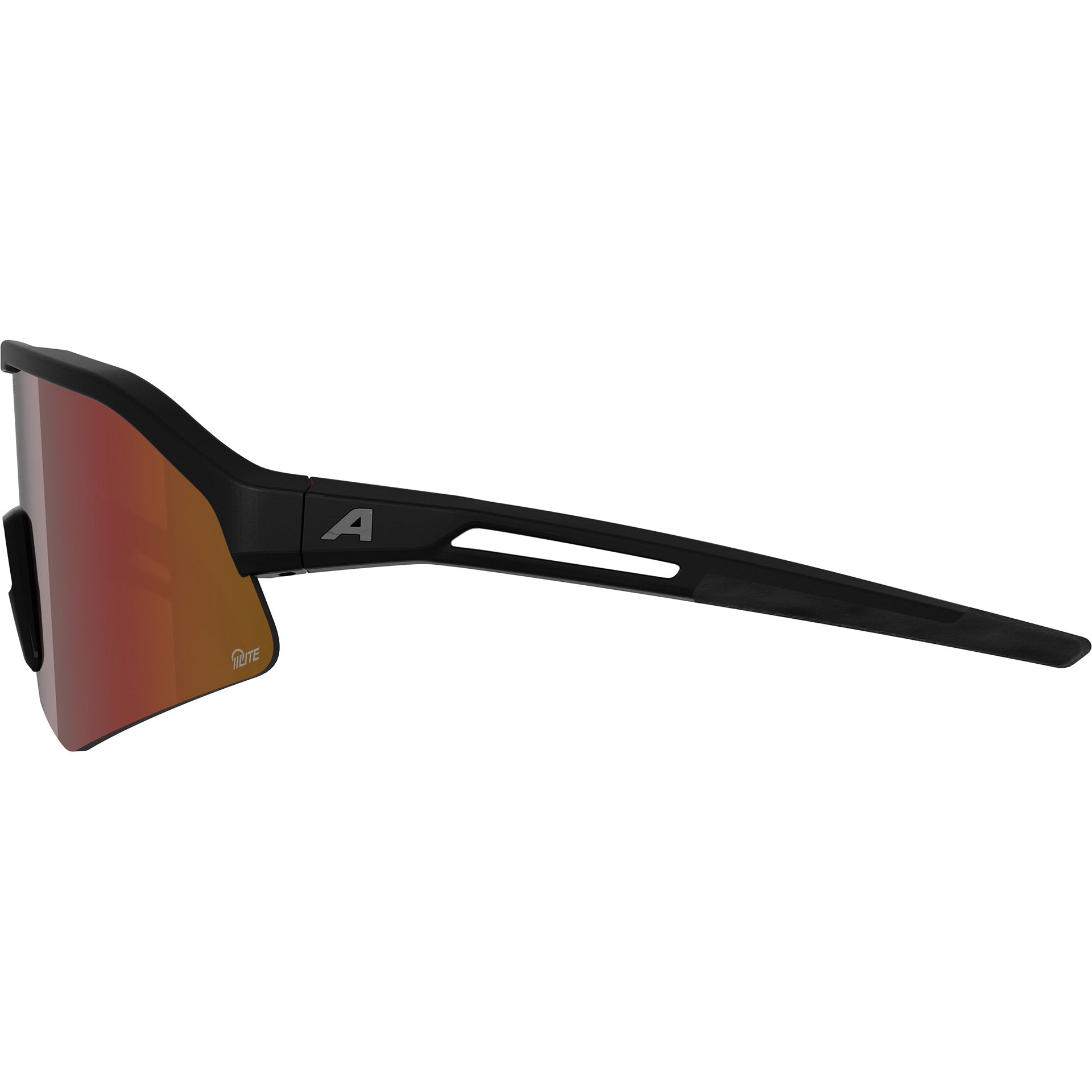 Olympic sportswear alpina sports sportbril sonic hr m q-lite rode lens mat zwart