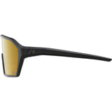Olympic sportswear alpina sports sportbril ram q-lite gouden spiegel zwart - afbeelding 3